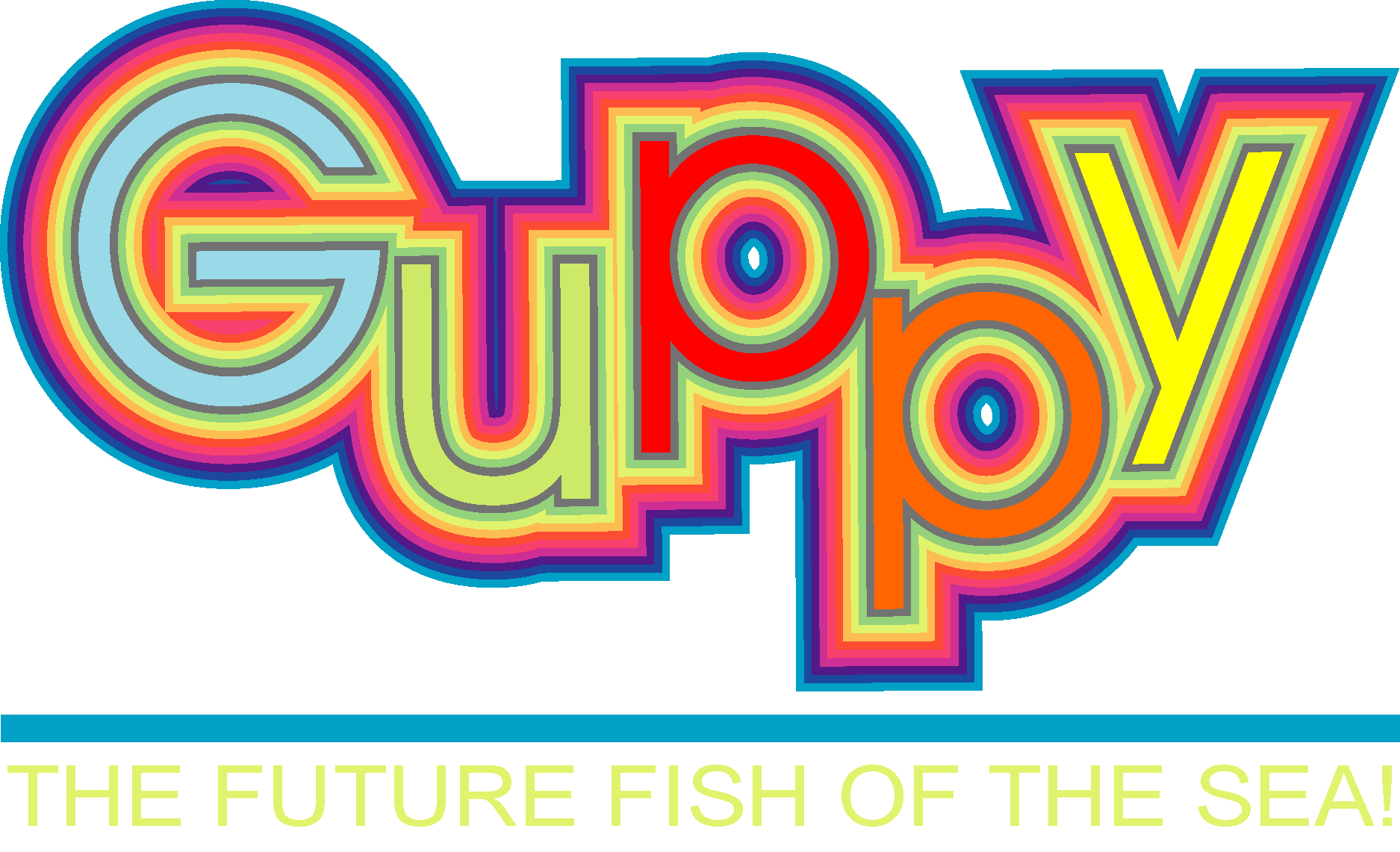 Guppy Wear Logo Vector Logo
